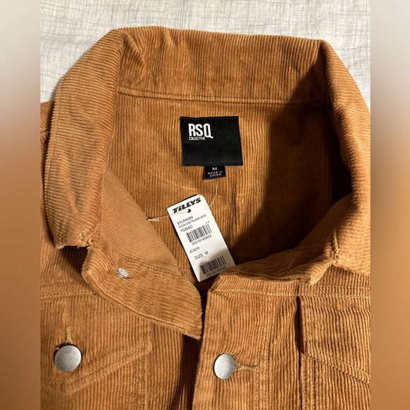 NWT - TILLYS a brand RSQ - men’s corduroy jacket in brown - Picture 5 of 9